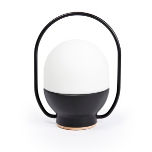 01016 TAKE AWAY LED BLACK PORTABLE LAMP