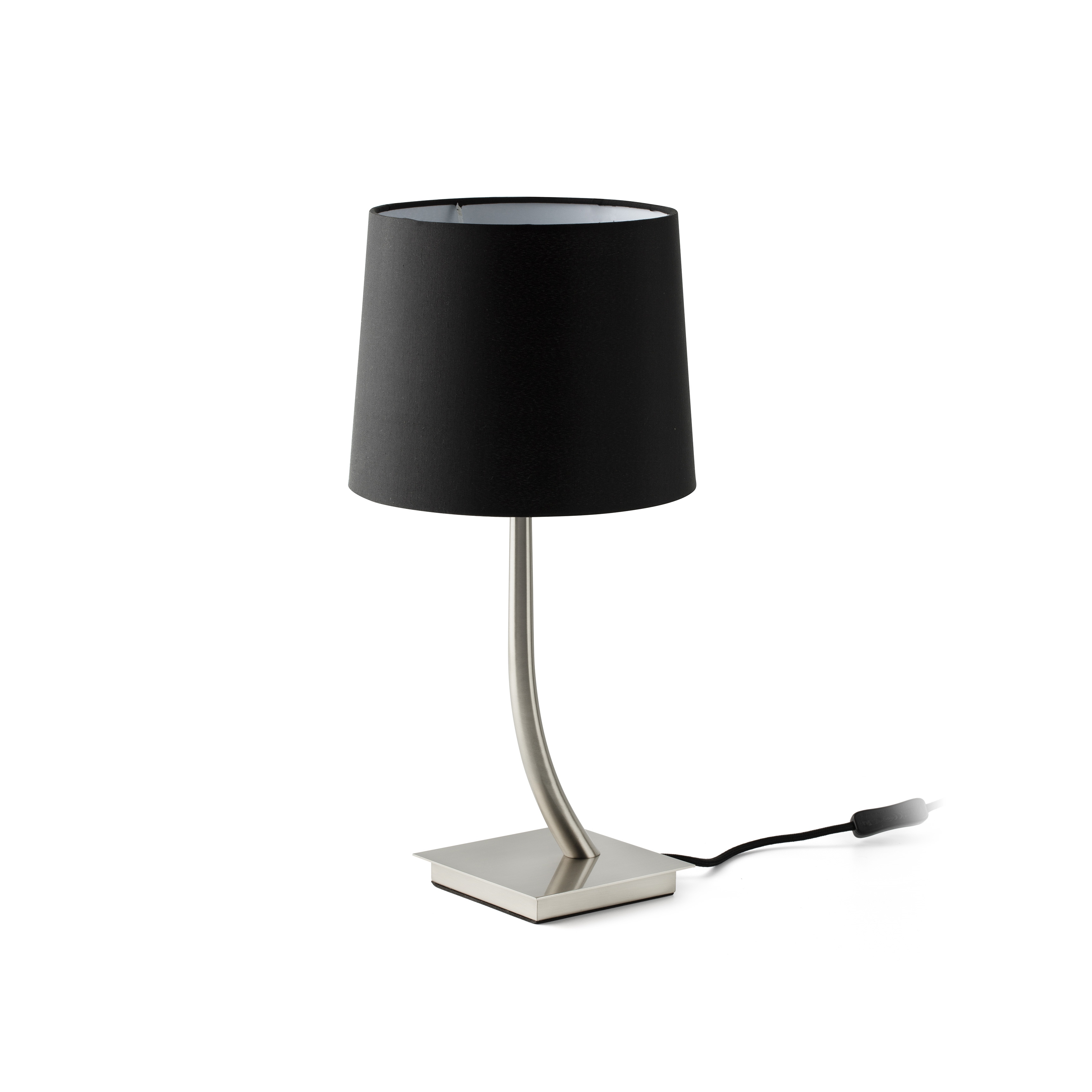 29684-06 REM NICKEL MAT/BLACK TABLE LAMP