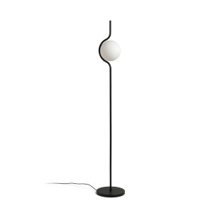 29698 LE VITA LED BLACK FLOOR LAMP DIMMABLE
