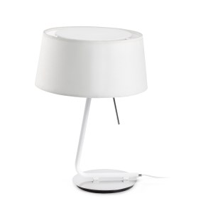 29942 HOTEL WHITE TABLE LAMP
