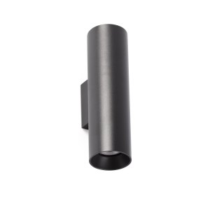 43751 STAN BLACK WALL LAMP 2L