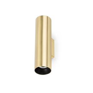 43760 STAN SATIN GOLD WALL LAMP 2xGU10