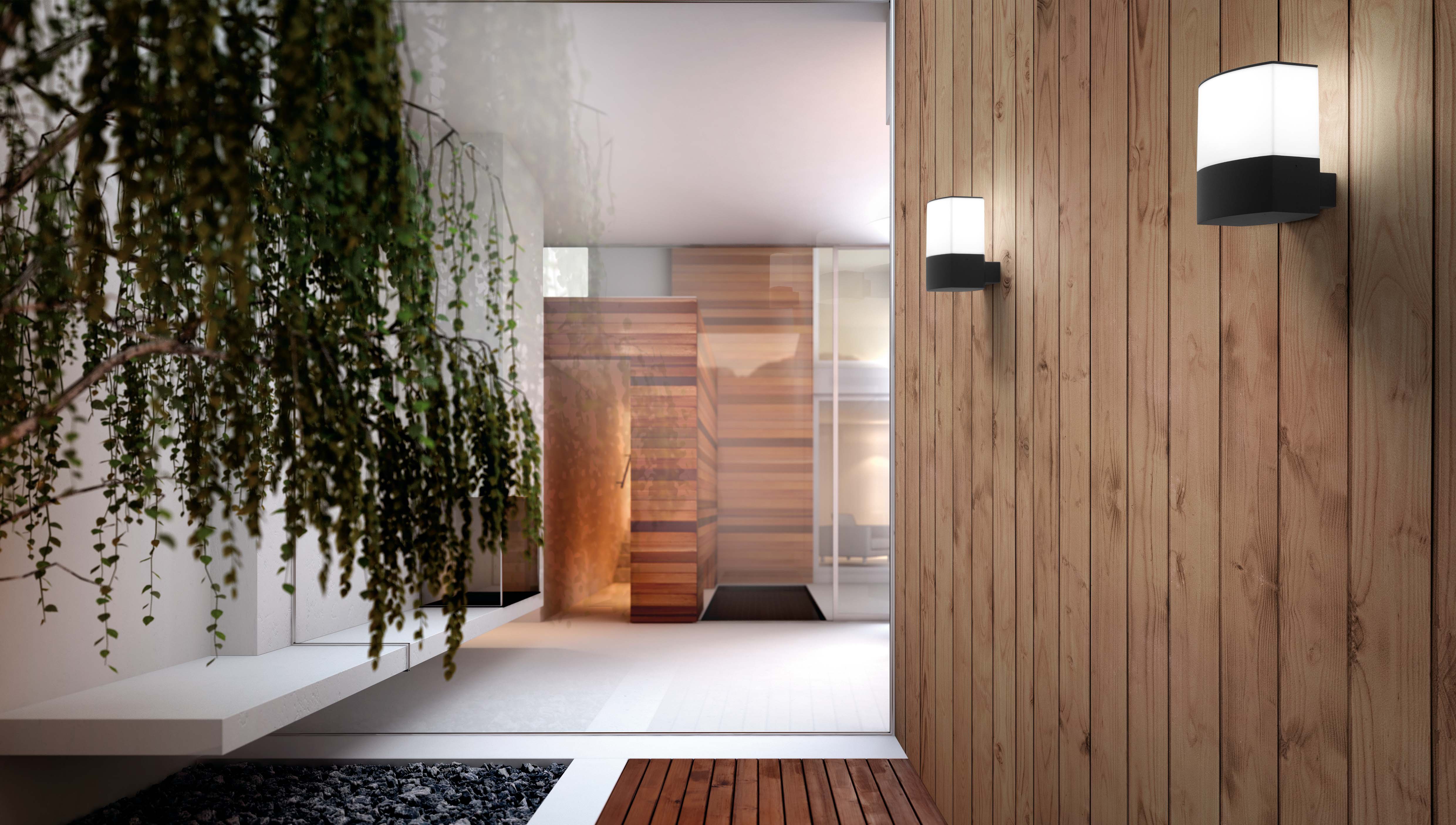 DATNA DARK GREY WALL LAMP - Image 2