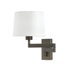 68494-01 ARTIS BRONZE/WHITE WALL LAMP WITH ARTICULATED LAMP
