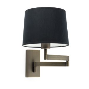 68494-03 ARTIS BRONZE/BLACK WALL LAMP WITH ARTICULATED LAMP