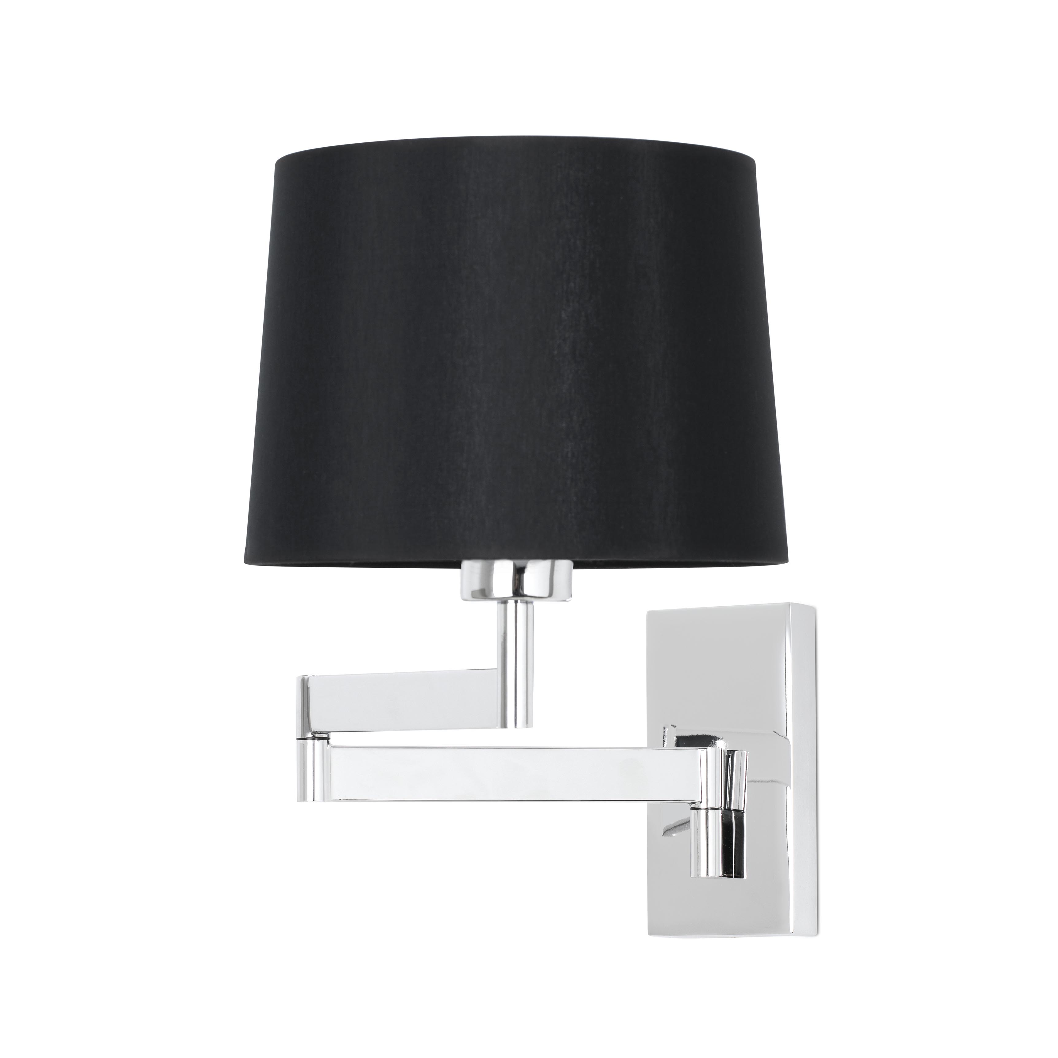 68495-03 ARTIS CHROME/BLACK WALL LAMP WITH ARTICULATED LAMP