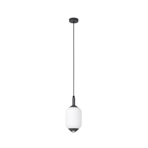 SAIGON Grey/matt white pendant lamp R17 hole cap