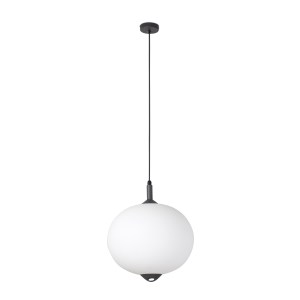 SAIGON Grey/matt white pendant lamp R45 hole cap