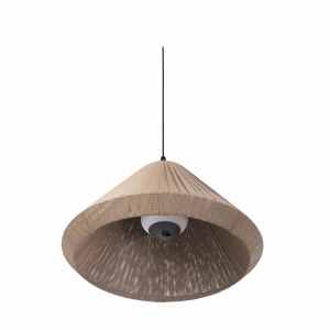 SAIGON Grey/brown pendant lamp T70 hole cap