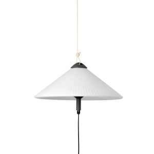 SAIGON Grey/matt white portable and pendant lamp R55 hole cap