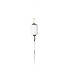 SAIGON Grey/matt white portable and pendant lamp R17 hole cap