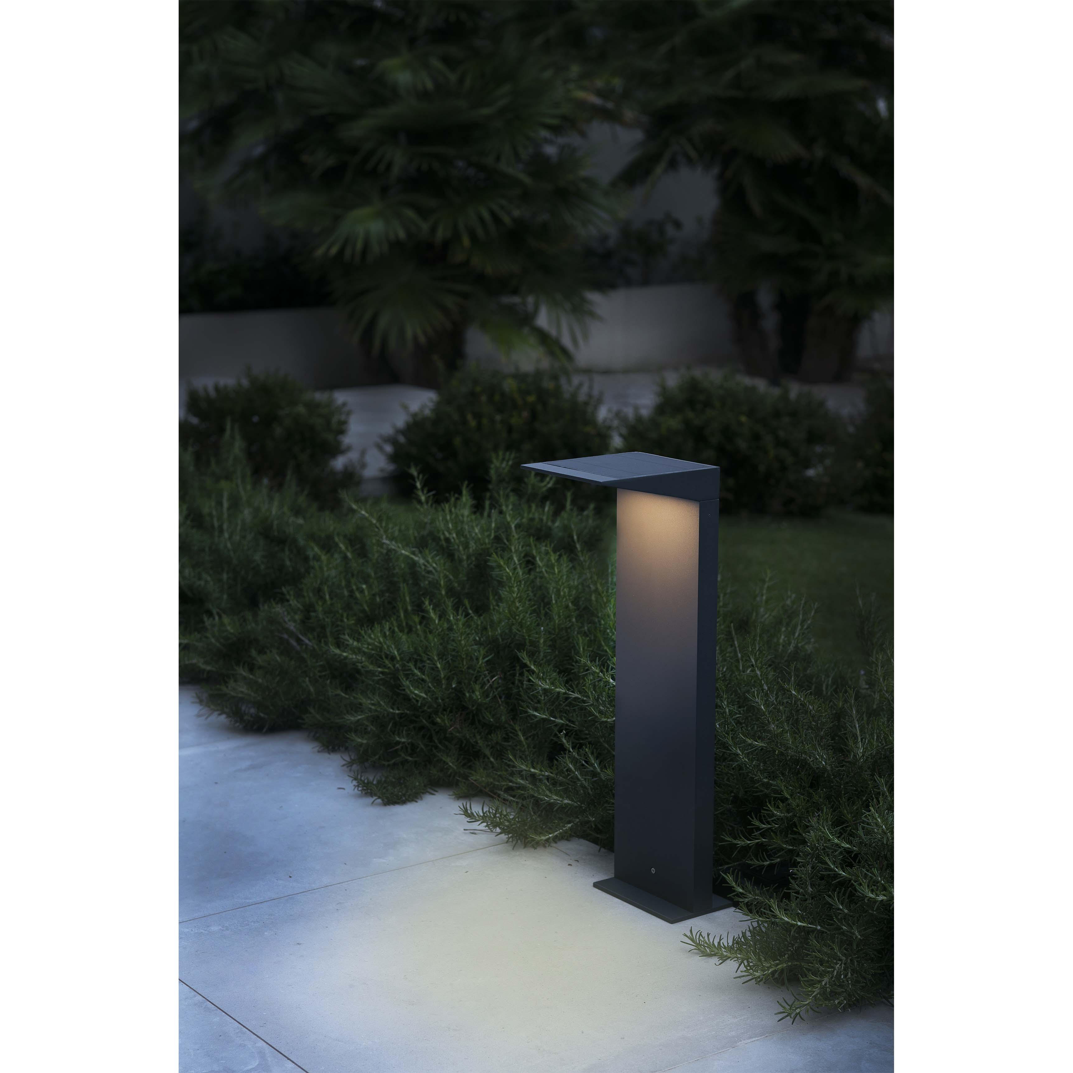 SOLEIL LED Solar dark grey beacon lamp - Image 2