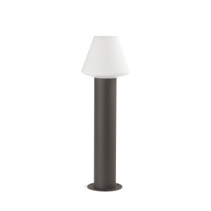 MISTU Dark grey post lamp H610