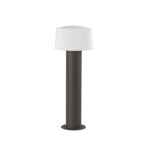 MUFFIN Dark grey post lamp H610