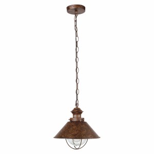 NÁUTICA-1G Rust pendant lamp