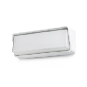 HALF LED White wall lamp