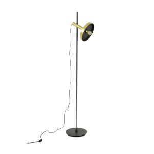 20164-96 WHIZZ GOLD/BLACK FLOOR LAMP