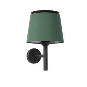 20301-94 SAVOY BLACK/GREEN WALL LAMP