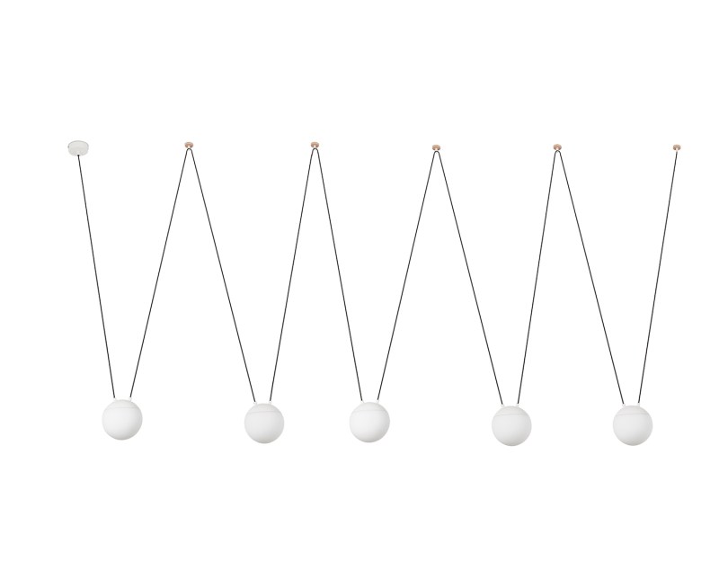 28375-5L MINE SPACE WHITE SUSPENSION 5L – Landlite Designer Lightings