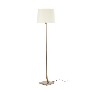 29687-07 REM BRONZE/WHITE FLOOR LAMP