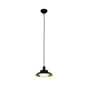 62138 SIDE LED BLACK AND GOLD PENDANT LAMP G9