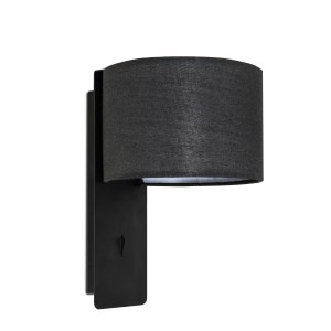 64303 FOLD BLACK WALL LAMP
