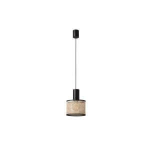 64315-47 MAMBO BLACK/RATTAN PENDANT SIMPLE LAMP ø 210