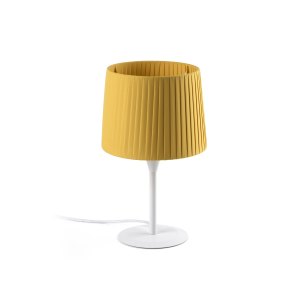 64316-36 SAMBA WHITE/RIBBON YELLOW MINI TABLE LAMP