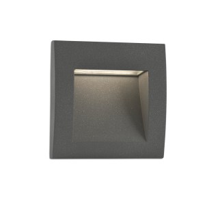 SEDNA-3 LED Dark grey recessed lamp