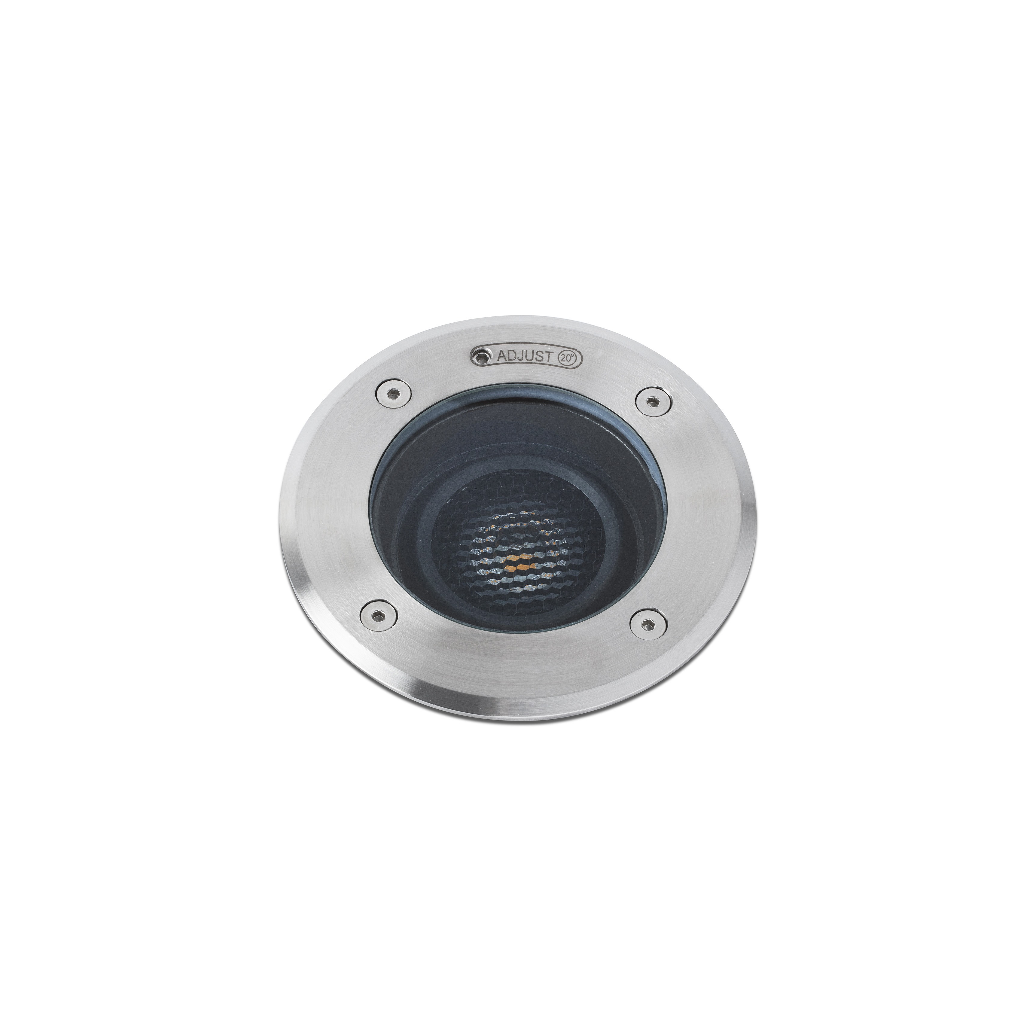 GEISER LED Grey orientable inox recessed 38°
