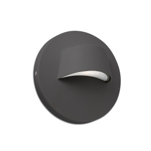 BROW LED Grey wall lamp