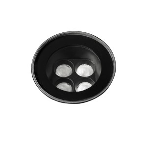 TRAS LED Black recessed lamp