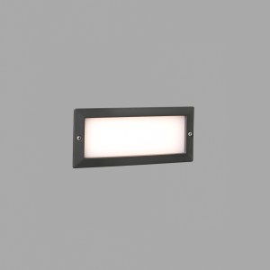 STRIPE-2 Dark grey recessed lamp