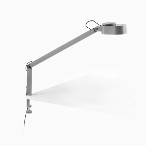 57311 INVITING GREY TABLE/CLIP LAMP