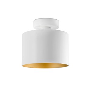 65137 JANET GOLD AND WHITE CEILING LAMP